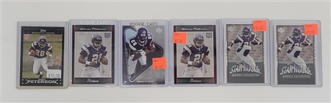 Large Adrian Peterson Card Collection w/ Rookies