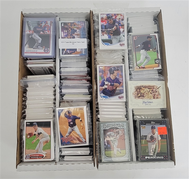 Extensive Minnesota Twins Card Collection w/ Team Sets, Rookies, & Inserts