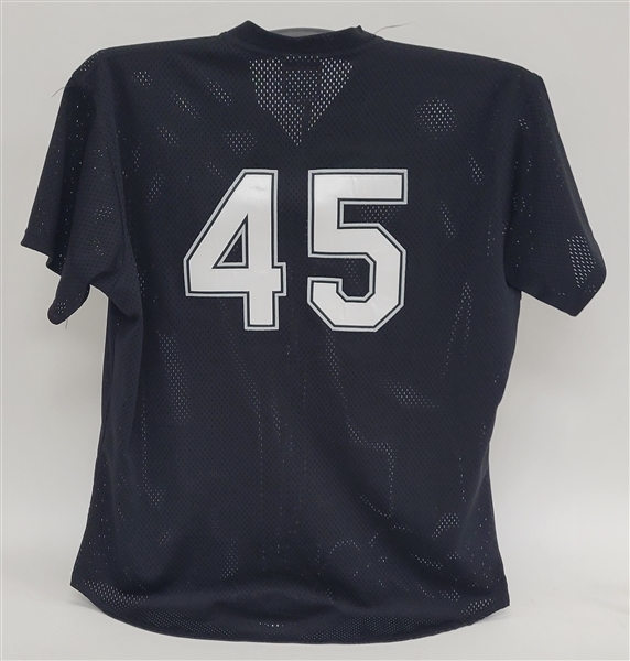 Michael Jordan 1994 Chicago White Sox Spring Training BP Used Jersey w/ Dave Miedema LOA