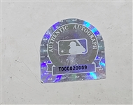 2002 Minnesota Twins Team Signed & Game Used Opening Day On-Deck Circle MLB