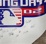 2002 Minnesota Twins Team Signed & Game Used Opening Day On-Deck Circle MLB