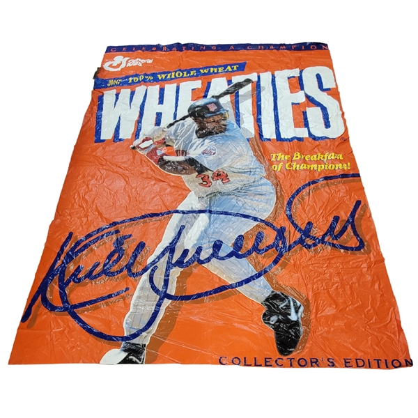 Large Kirby Puckett Wheaties 13x19 Stadium Banner