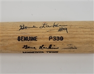 Gene Larkin 1993 Minnesota Twins Game Used & Autographed Bat w/ Twins LOA
