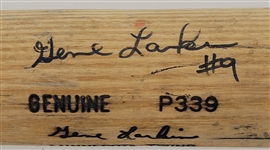 Gene Larkin 1993 Minnesota Twins Game Used & Autographed Bat w/ Twins LOA