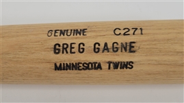 Greg Gagne 1992 Minnesota Twins Game Used Bat w/ Twins LOA