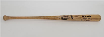 Brian Harper 1993 Minnesota Twins Game Used & Autographed Bat w/ Twins LOA
