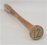 Brian Harper 1993 Minnesota Twins Game Used & Autographed Bat w/ Twins LOA