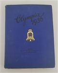 1936 German Olympic Book w/ Olympic Map & Photos of Athletes