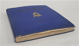 1936 German Olympic Book w/ Olympic Map & Photos of Athletes