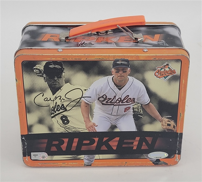 Cal Ripken Jr. Autographed Lunchbox MLB & Ironclad