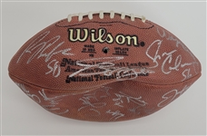 1995 St. Louis Rams Team Signed Football w/ Beckett LOA