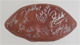 1995 St. Louis Rams Team Signed Football w/ Beckett LOA