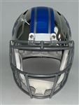 Calvin Johnson Autographed & Inscribed Detroit Lions Full Size Replica Helmet JSA