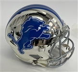 Calvin Johnson Autographed & Inscribed Detroit Lions Full Size Replica Helmet JSA