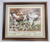 Bert Blyleven 1987 World Series Champions “Minnesota Twins Memories” Signed Canvas by Jaeger LE #28/87 w/Blyleven Signed Letter of Provenance