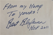 Bert Blyleven Lot of (3) Minnesota Twins Framed Photos Signed w/Blyleven Signed Letter of Provenance