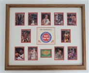 1992 Team USA “Dream Team” Olympic Basketball Card Display Owned by Bert Blyleven - w/Blyleven Signed Letter of Provenance