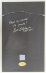 Bert Blyleven Framed Pioneer Press Front Page Sports - January 6, 2011- Hall of Fame Class of 2011 - Signed - w/Blyleven Signed Letter of Provenance