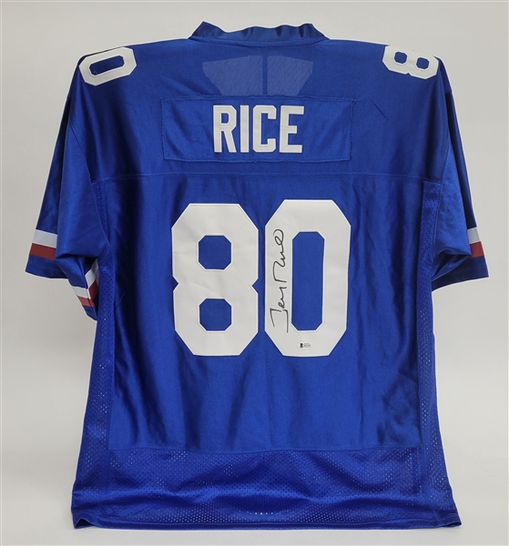 Jerry Rice Autographed 1986-87 Pro Bowl Jersey Beckett