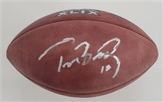 Tom Brady Autographed Super Bowl XLIX "The Duke" Football w/ Case Beckett LOA & Letter of Provenance