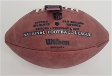 Tom Brady Autographed Super Bowl XLIX The Duke Football w/ Case Beckett LOA & Letter of Provenance