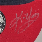 Kevin Youkilis Autographed 2007 World Series Baseball & Hat w/ Case