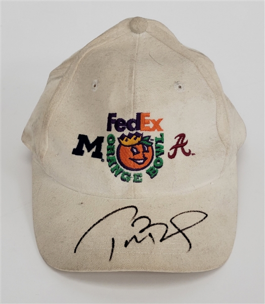 Tom Brady Autographed FedEx Orange Bowl Hat Worn by Brady w/ Beckett LOA & Letter of Provenance