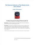 Tom Brady Autographed New England Patriots Hat w/ Beckett LOA & Letter of Provenance
