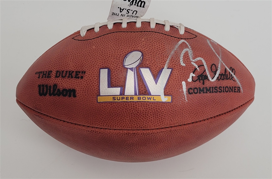 Tom Brady Autographed Super Bowl LV "The Duke" Football w/ Beckett LOA & Letter of Provenance