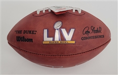 Tom Brady Autographed Super Bowl LV The Duke Football w/ Beckett LOA & Letter of Provenance