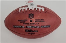 Tom Brady Autographed Super Bowl LV The Duke Football w/ Beckett LOA & Letter of Provenance