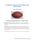 Tom Brady Autographed Super Bowl LV The Duke Football w/ Beckett LOA & Letter of Provenance