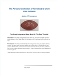 Tom Brady Autographed Super Bowl LIII The Duke Football w/ Beckett LOA & Letter of Provenance