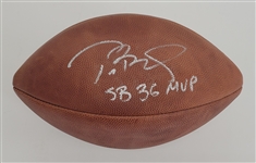 Tom Brady Autographed & Inscribed Super Bowl XXXVI Football w/ Beckett LOA & Letter of Provenance