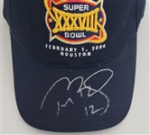 Tom Brady Autographed Super Bowl XXXVIII Hat w/ Beckett LOA & Letter of Provenance