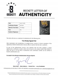 Tom Brady Autographed Super Bowl XXXVIII Hat w/ Beckett LOA & Letter of Provenance