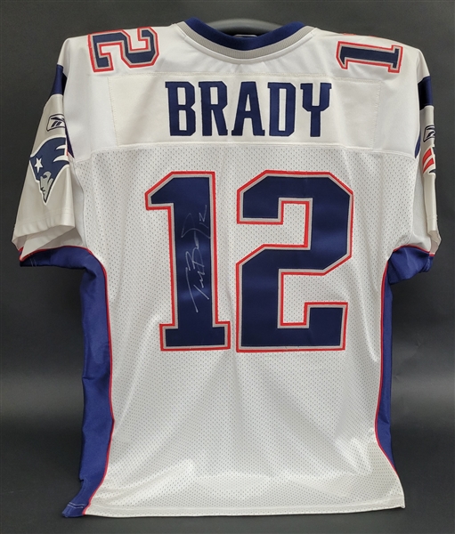 Tom Brady Autographed Authentic New England Patriots Jersey w/ Beckett LOA & Letter of Provenance