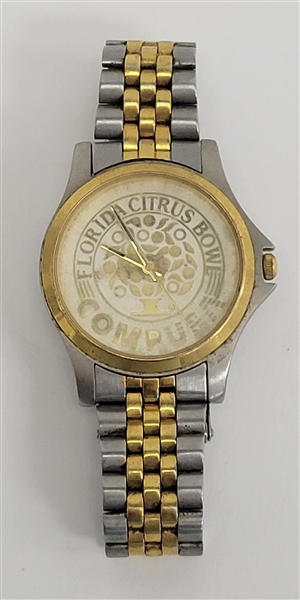 1999 Florida Citrus Bowl Watch Given to Tom Brady w/ Letter of Provenance