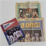 Minnesota Twins 2007 Official Yearbook & Vintage Newspapers