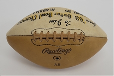 1968 Missouri Football Team Signed Gator Bowl Football w/ Beckett LOA