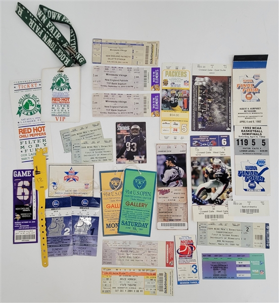 Collection of Miscellaneous Sports & Music Tickets
