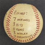 Bert Blyleven 1992 1st Win Final Season - Game Used Stat Baseball - May 30, 1992 - Angels vs Indians - Tied Tom Seaver in Strikeouts w/Blyleven Signed Letter of Provenance