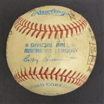 Bert Blyleven 1992 1st Win Final Season - Game Used Stat Baseball - May 30, 1992 - Angels vs Indians - Tied Tom Seaver in Strikeouts w/Blyleven Signed Letter of Provenance
