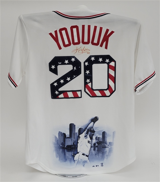 Kevin Youkilis Autographed Custom Jersey