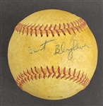 Bert Blyleven 1st Professional Shutout Rookie League 1969 Sarasota Twins Gulf Coast League Game Used Stat Baseball w/Blyleven Signed Letter of Provenance