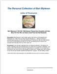 Bert Blyleven 15th Win 1985 Season Passed Don Drysdale and Vida Blue All Time Win List Game Used Final Out Stat Baseball w/Blyleven Signed Letter of Provenance