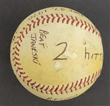 Bert Blyleven 3rd Career Win Game Used Final Out Stat Baseball June 27, 1970 Complete Game Twins vs White Sox w/Blyleven Signed Letter of Provenance