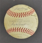 Bert Blyleven 1st Win with Orlando Twins 1969 Team Signed Baseball w/Blyleven Signed Letter of Provenance