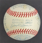 Bert Blyleven 1969 Florida Instructional League Champions Team Signed Game Used Baseball w/Blyleven Signed Letter of Provenance