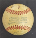 Bert Blyleven 17th Win Final of 1972 Season Minnesota Twins Game Used Stat Baseball w/Blyleven Signed Letter of Provenance